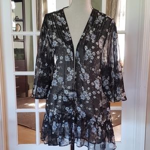 American Eagle Floral Shawl